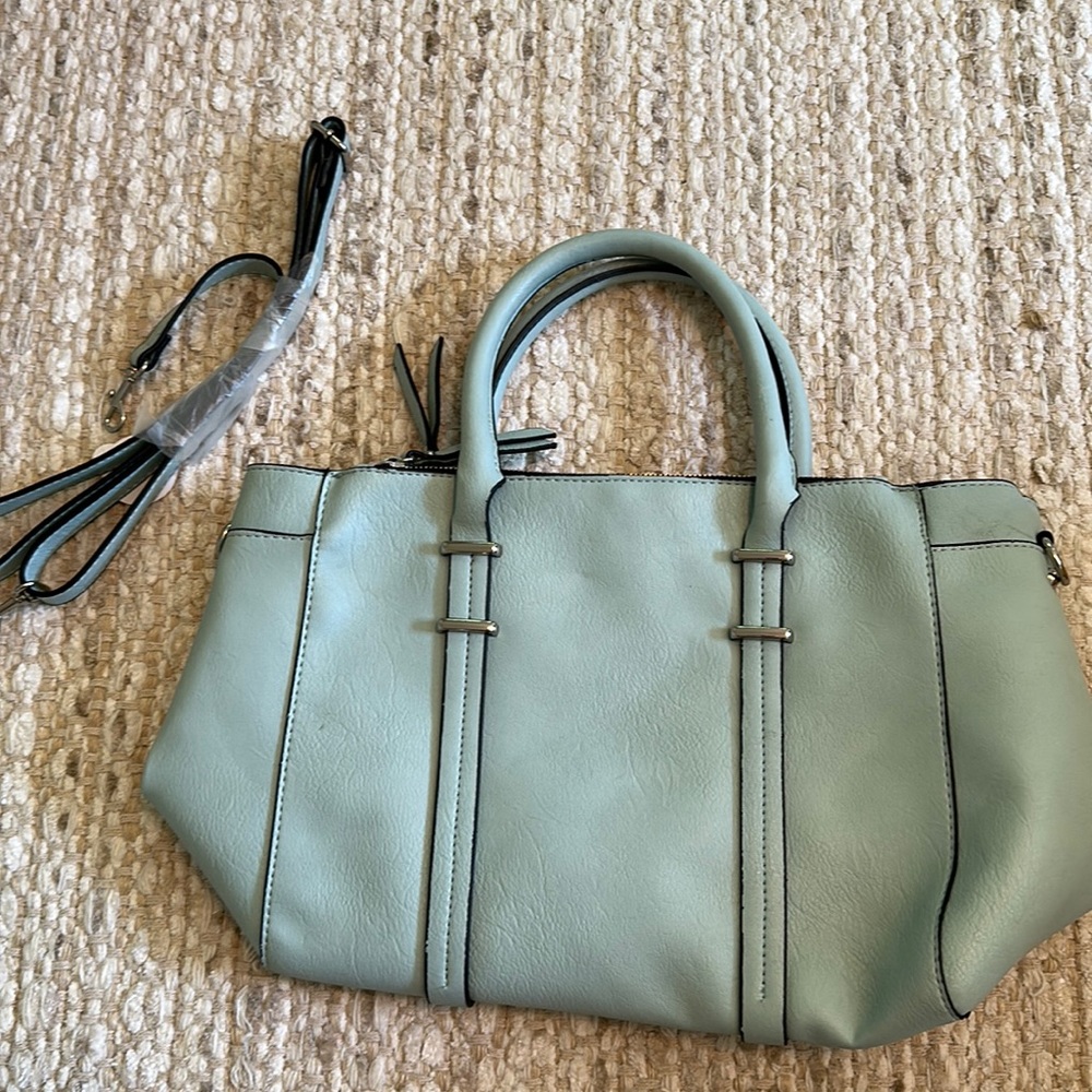 Emilie M EMM69002 Desi Double Zipper Satchel